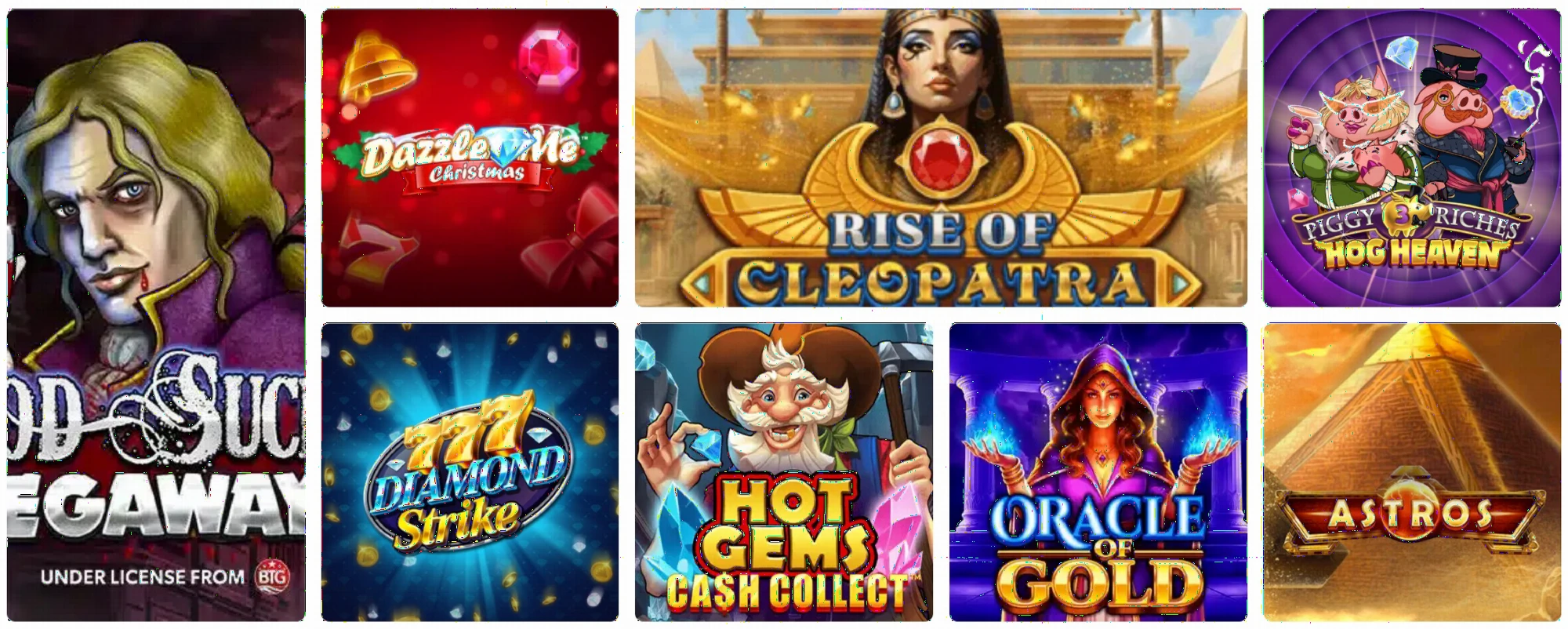 Libreria completa dei giochi Vincitu Casino